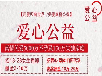 永仁捐卵助孕生子 爱心志愿者招募